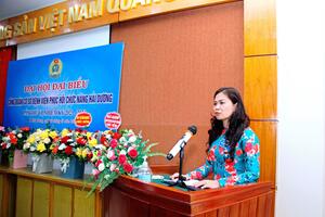 ĐẠI HỘI CÔNG ĐOÀN CƠ SỞ BỆNH VIỆN PHỤC HỒI CHỨC NĂNG HẢI DƯƠNG LẦN THỨ XI, NHIỆM KỲ 2023 - 2028