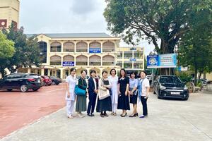 BỆNH VIỆN PHỤC HỒI CHỨC NĂNG LÀM VIỆC VỚI  ĐẠI DIỆN TRƯỜNG ĐẠI HỌC ĐIỀU DƯỠNG QUỐC GIA NHẬT BẢN