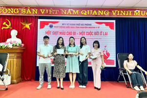 CÁN BỘ, NHÂN VIÊN Y TẾ BỆNH VIỆN PHỤC HỒI CHỨC NĂNG TÍCH CỰC THAM GIA HIẾN MÁU TÌNH NGUYỆN