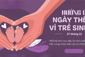 HƯỞNG ỨNG NGÀY THẾ GIỚI VÌ TRẺ SINH NON 17/11