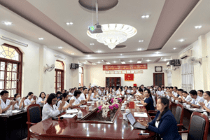 TẬP HUẤN NÂNG CAO KỸ NĂNG ỨNG XỬ, GIAO TIẾP VÀ Y ĐỨC CHO CÁN BỘ, NHÂN VIÊN Y TẾ BỆNH VIỆN PHỤC HỒI CHỨC NĂNG HẢI DƯƠNG